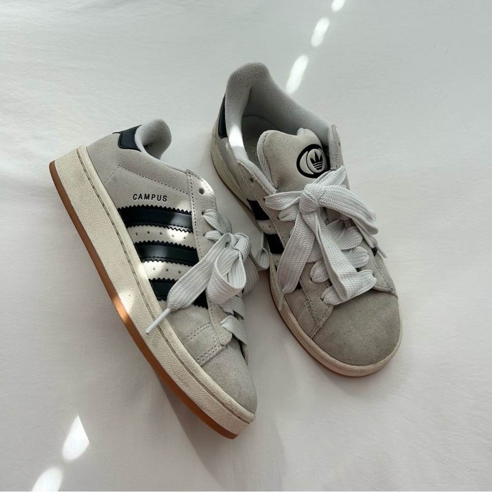 Adidas Campus 00s Crystal White/Black/Off-White Women's 6